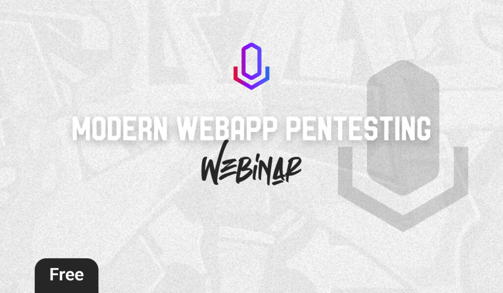 Modern WebApp Pentesting